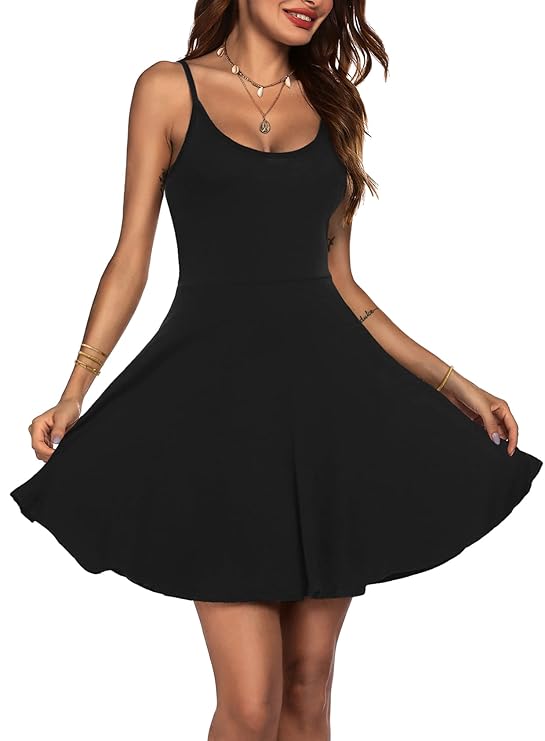 XP Black Summer Dress for Women