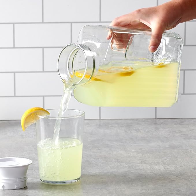 XP Lidded Glass Pitcher for Cold Beverages