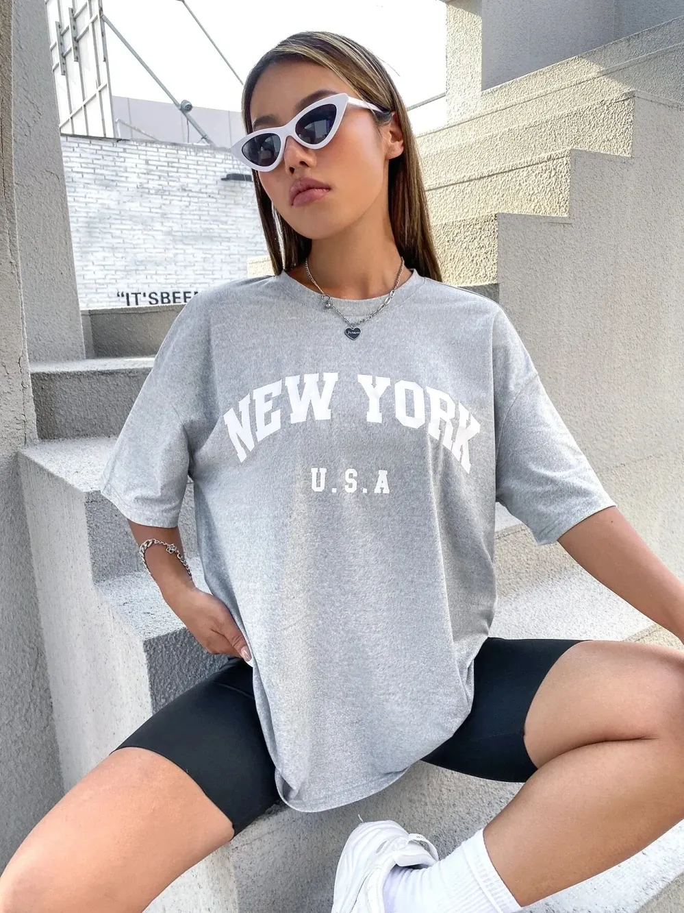 XP New York Print T-Shirt for Women