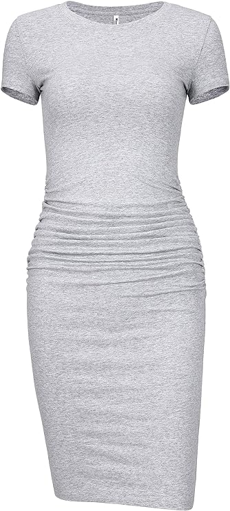 XP Fitted Short Sleeve Bodycon Dress