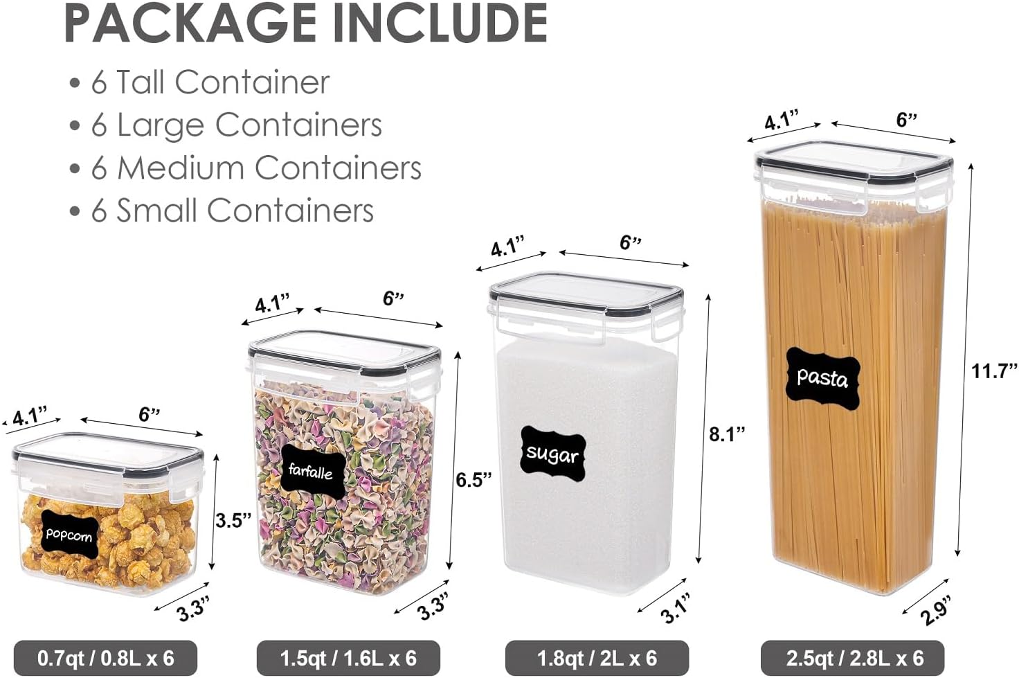 XP Durable Airtight Storage Containers Set