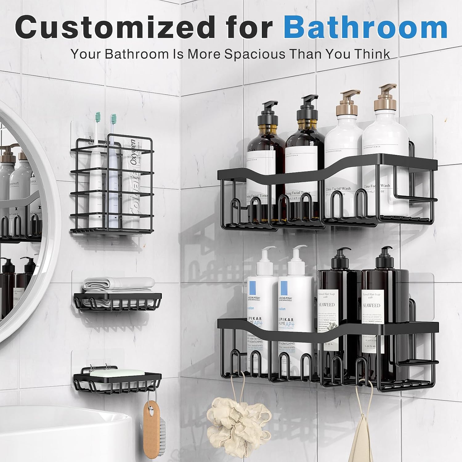 XP Stylish Bathroom Organizers for Storage