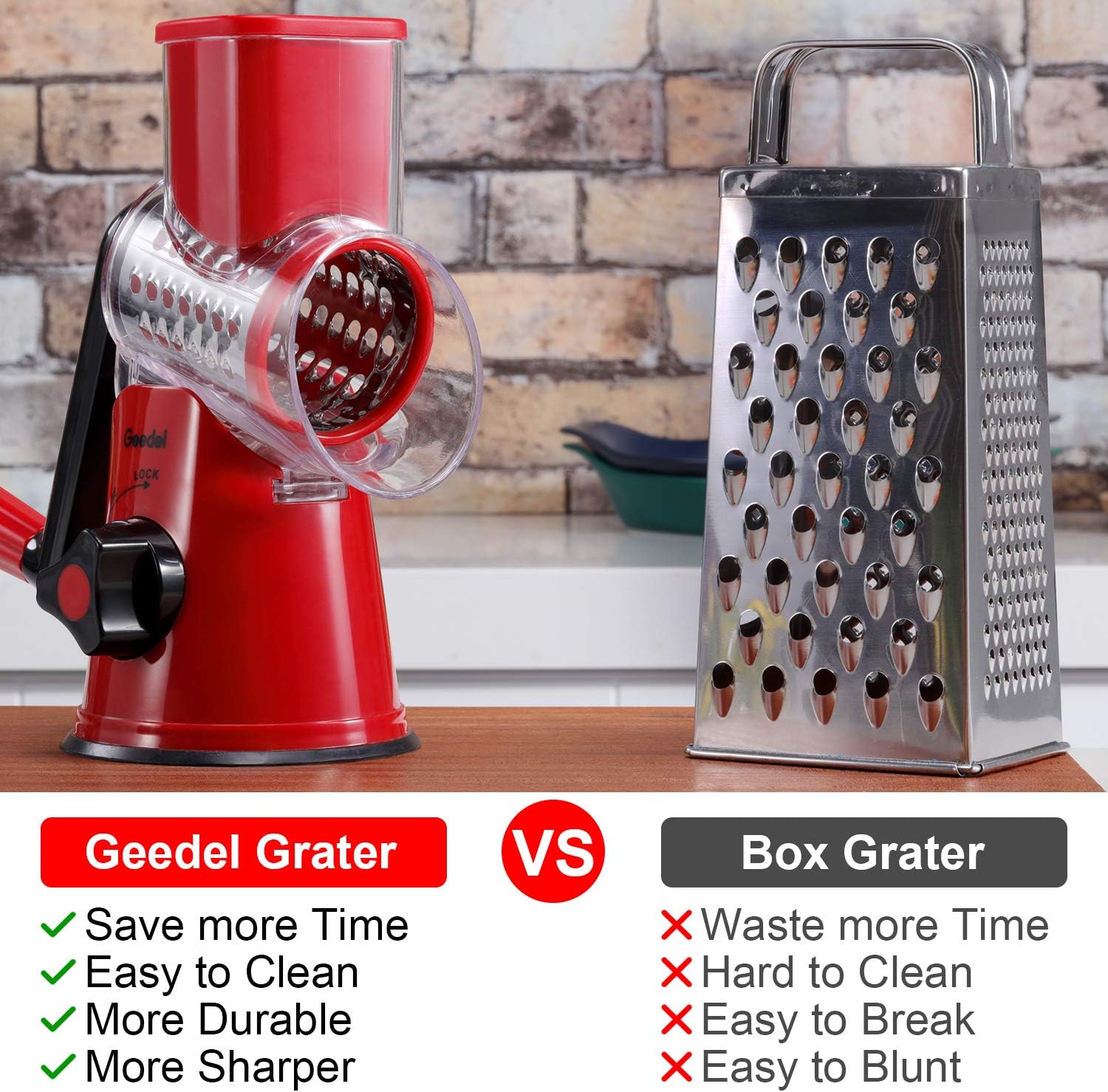 XP Versatile Grater with Replaceable Blades