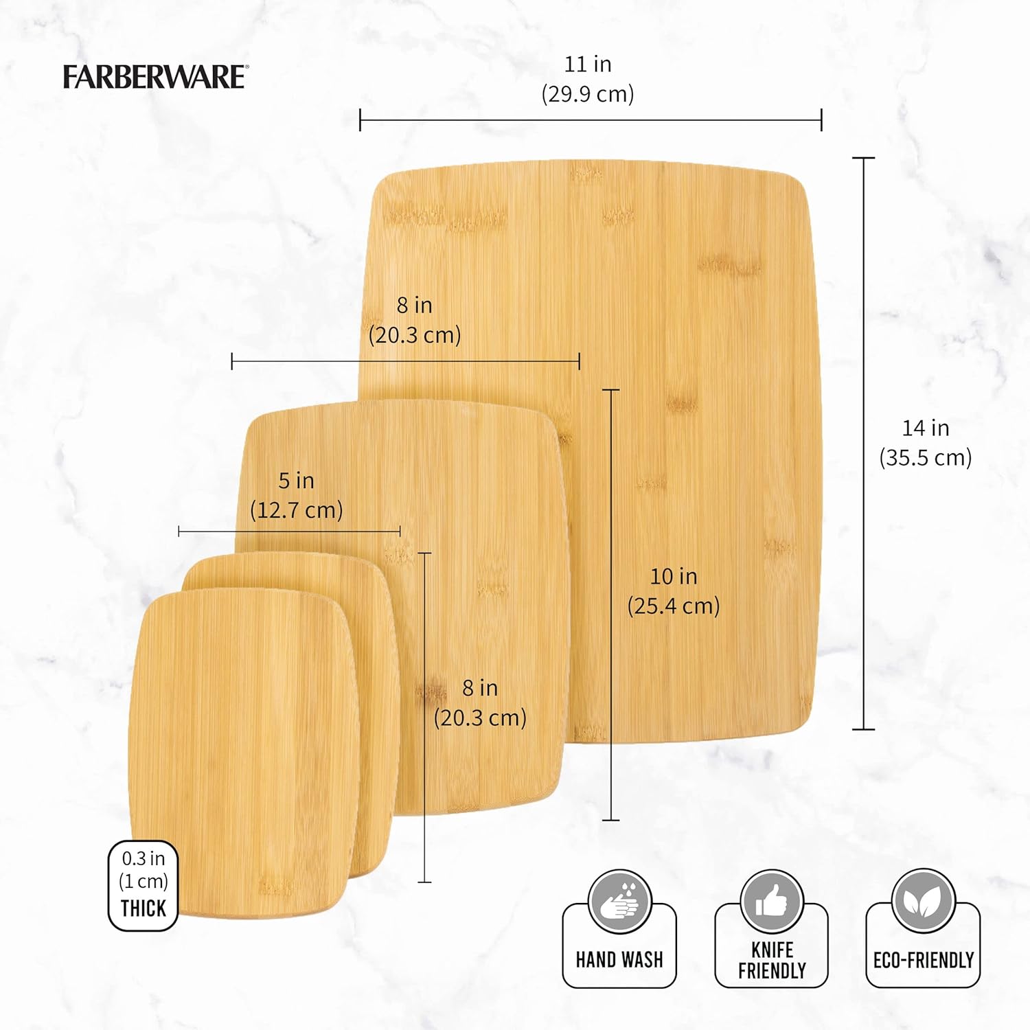 XP Eco-Friendly Bamboo Cutting Board for Kitchen